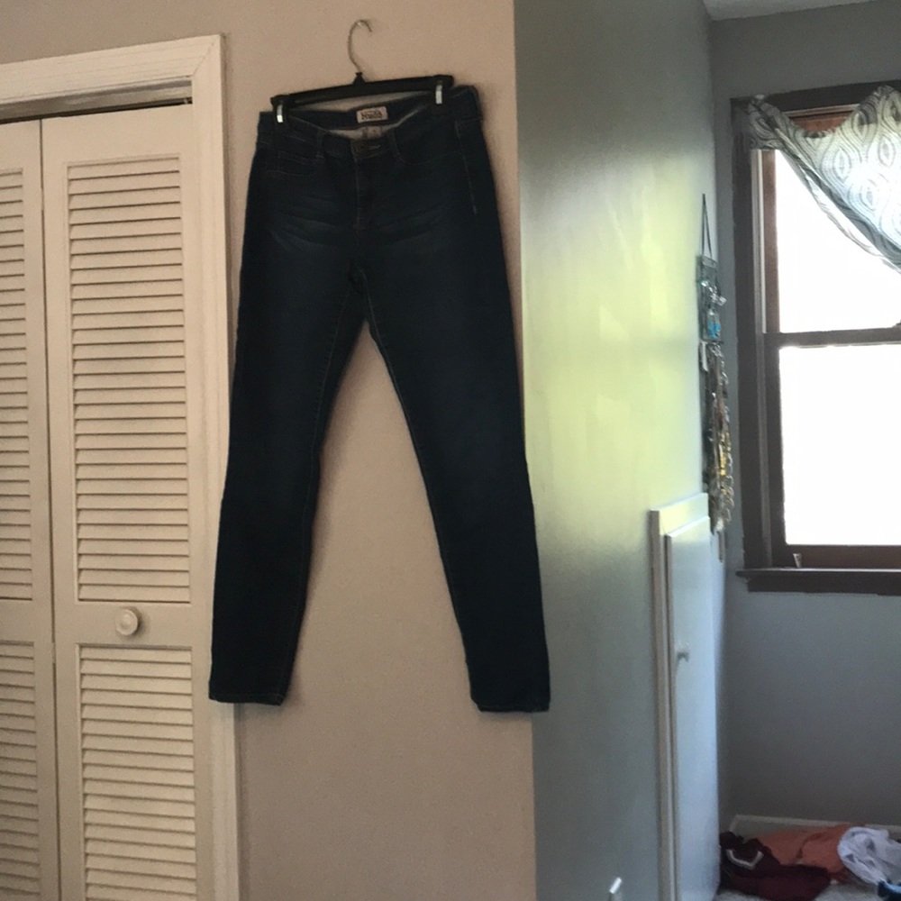 Navy blue jeans